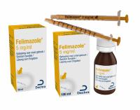 Felimazole 5 mg/ml oplossing voor oraal gebruik voor katten