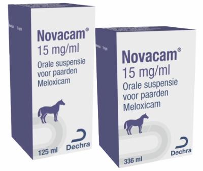 Novacam 15 mg/ml orale suspensie voor paarden