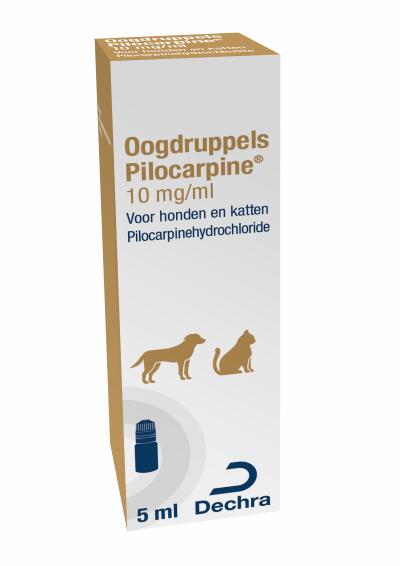 Pilocarpine oogdruppels 10 mg/ml voor honden en katten